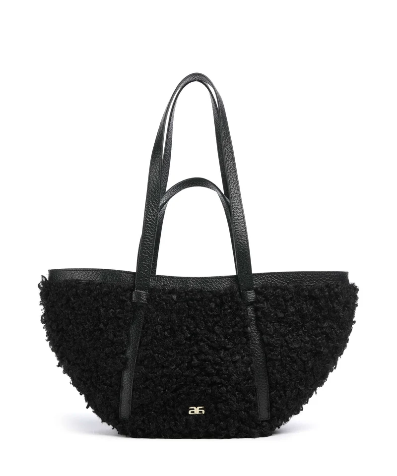 Abro Latxa Cosmo Medium Shopper black/gold