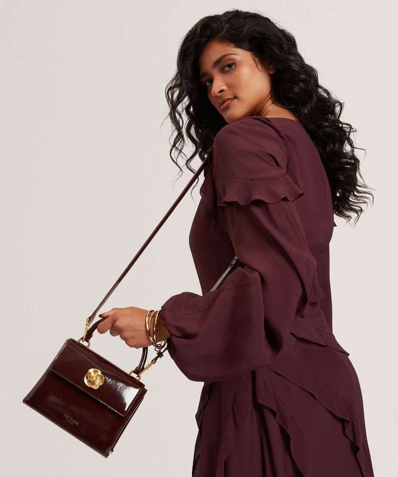Ted Baker Roseau Umhängetasche wine
