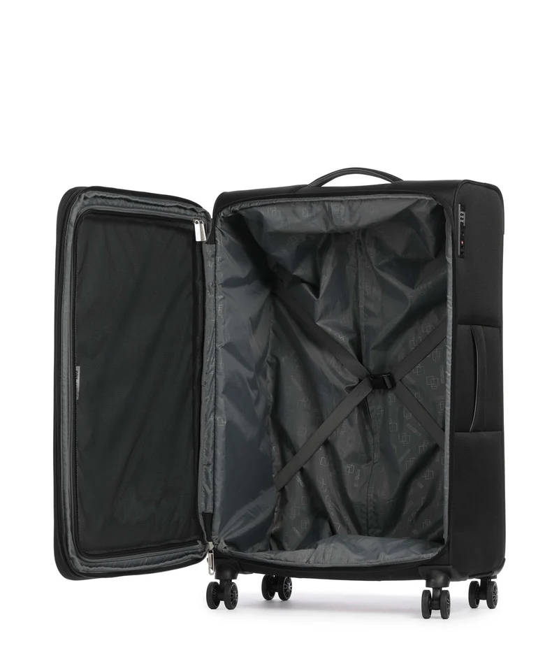 American Tourister Cloudrider L 4-Rollen Trolley jet black