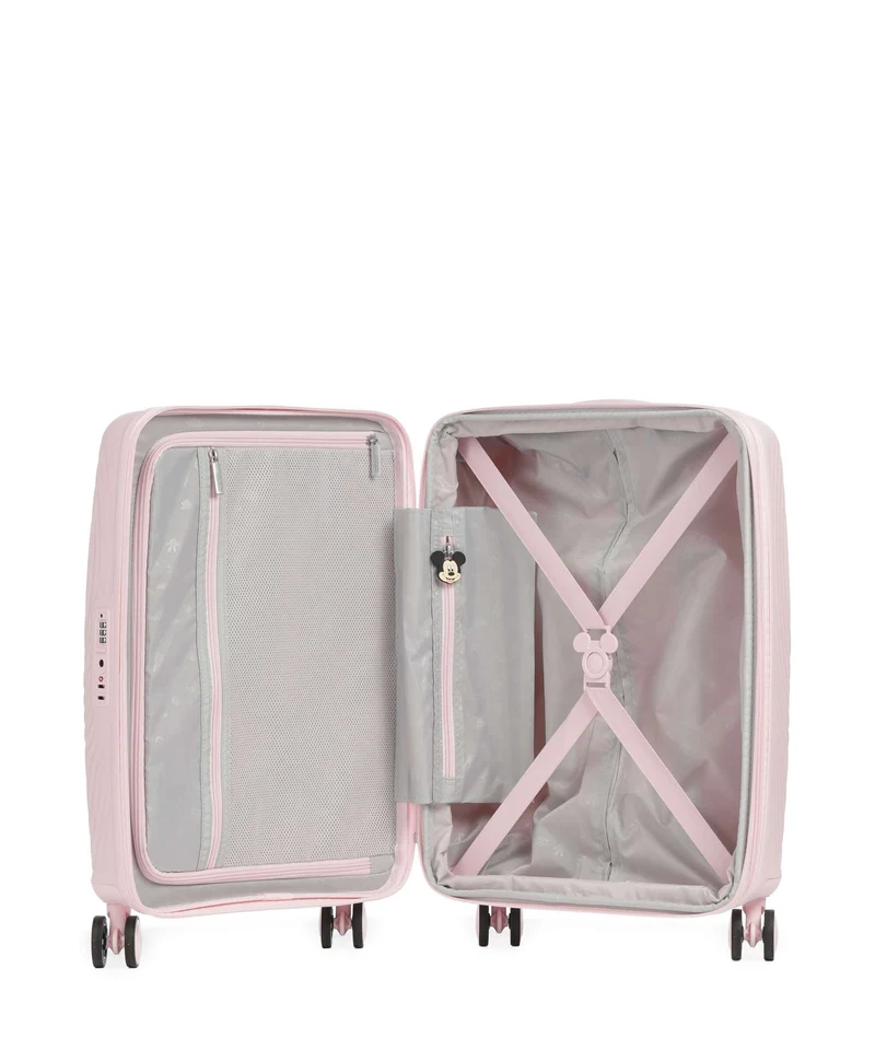 American Tourister Mickey Magic 4-Rollen Trolley mickey pastel pink