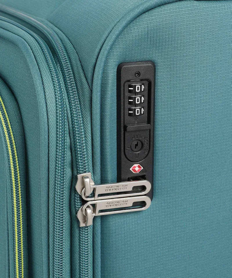 American Tourister Cloudrider S 4-Rollen Trolley misty teal