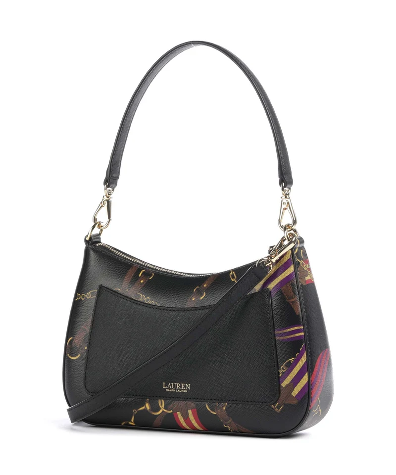 Lauren Ralph Lauren Danni 26 Schultertasche holiday equestrian belting/black