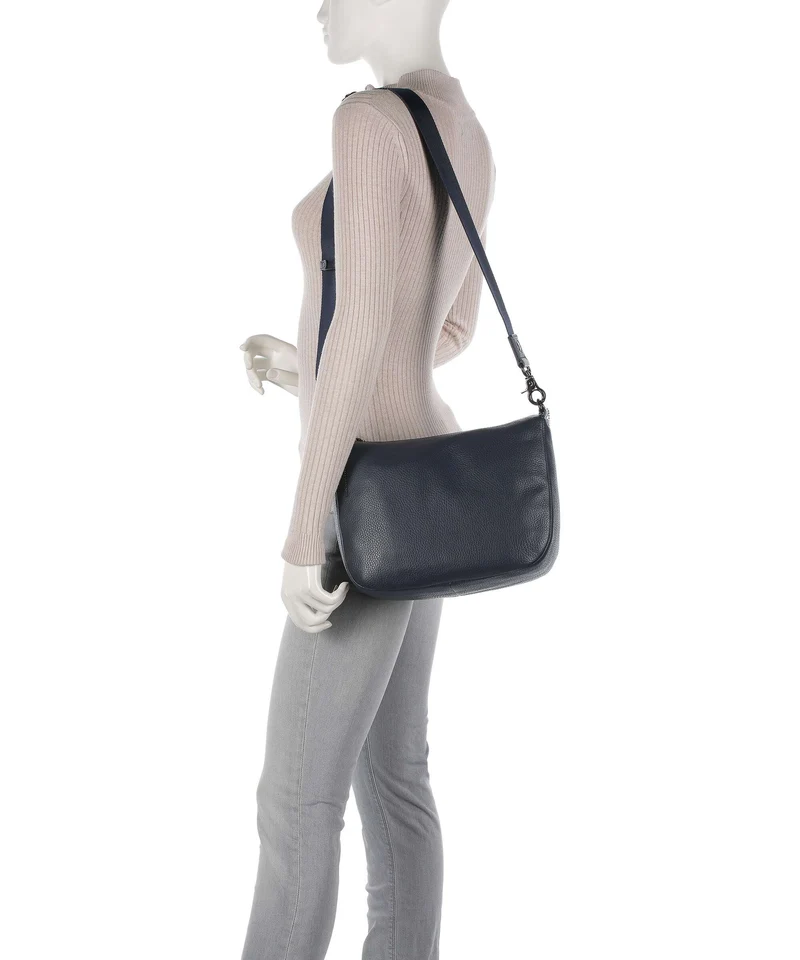 Mandarina Duck Mellow Leather Umhängetasche dress blue