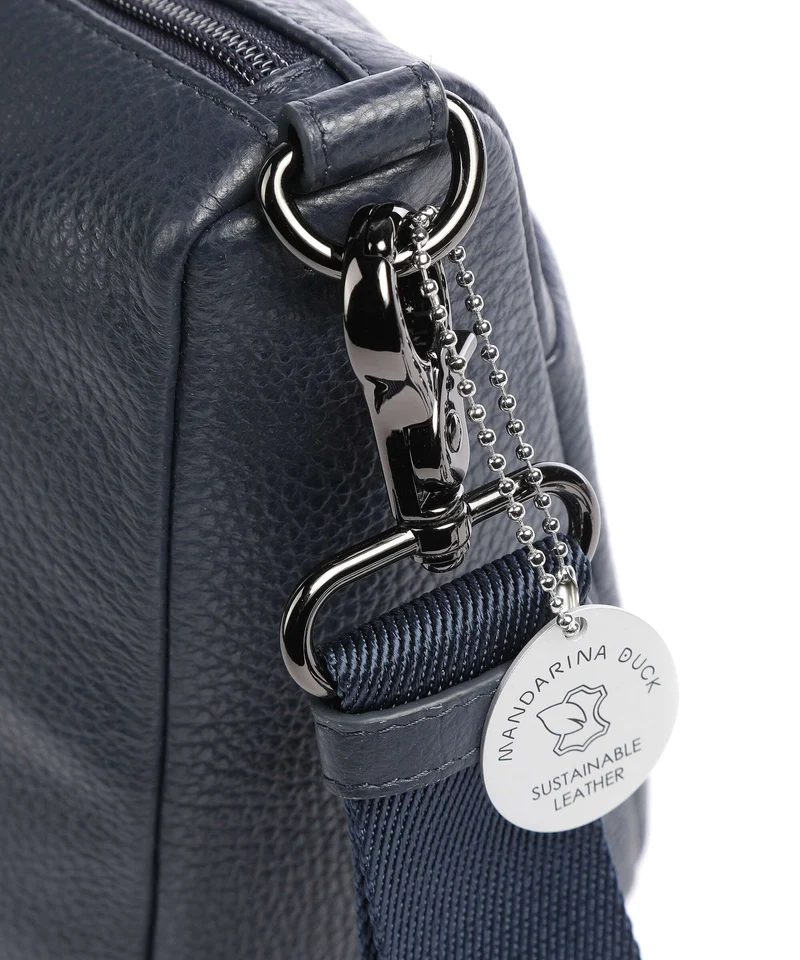 Mandarina Duck Mellow Leather Umhängetasche dress blue