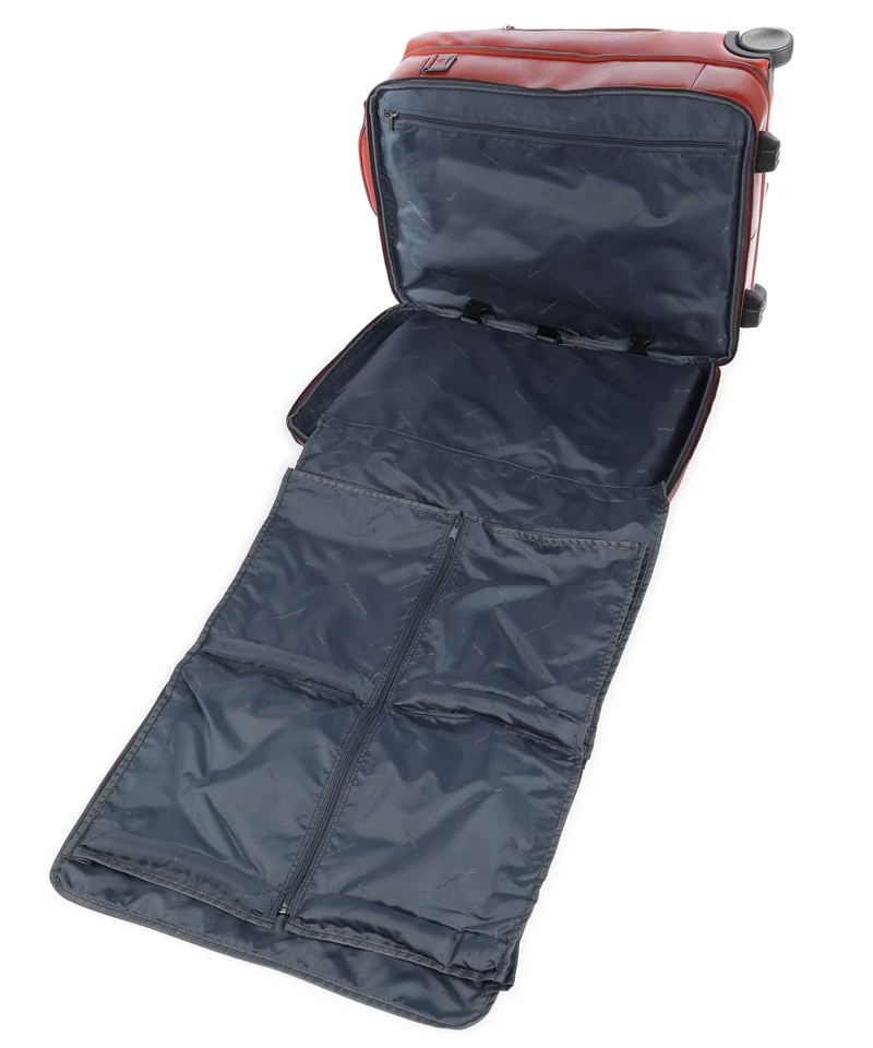 Piquadro 2-Rollen Trolley tabacco