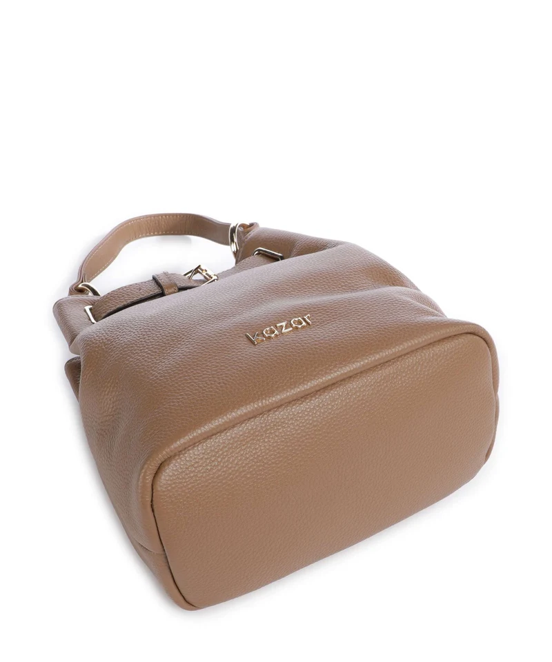 Kazar Salve Bucket Handtasche light brown