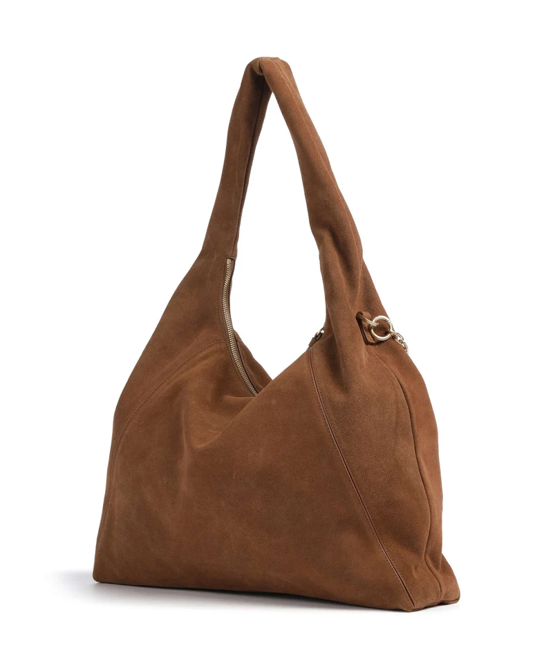 Les Visionnaires Jade Cozy Chain Beuteltasche cognac
