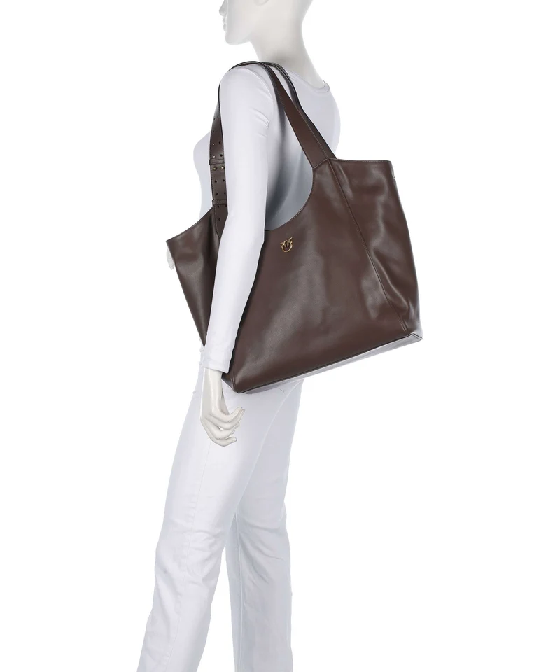 Pinko Shopper marrone castano/antique gold