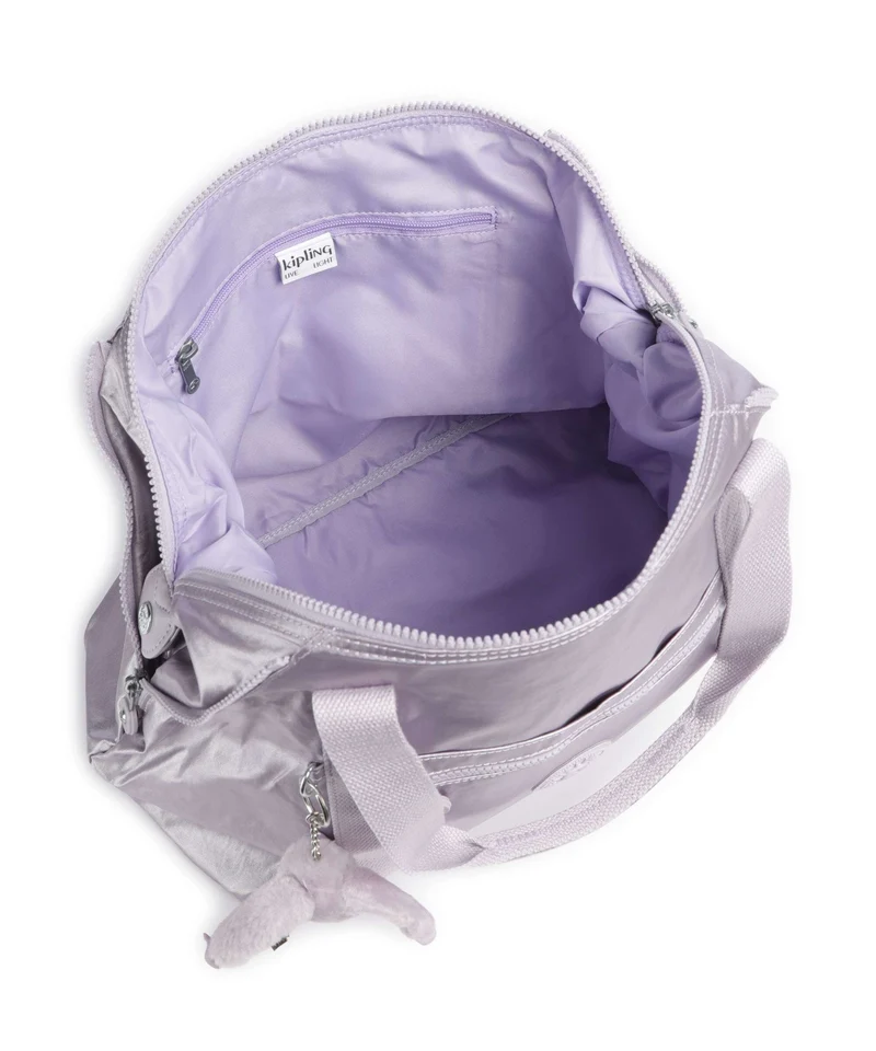 Kipling Basic Art Schultertasche lilac moon/metallic