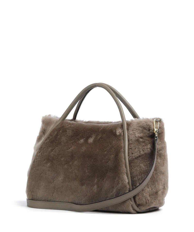 Abro Shearling Willow Handtasche tope