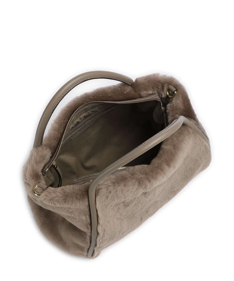 Abro Shearling Willow Handtasche tope