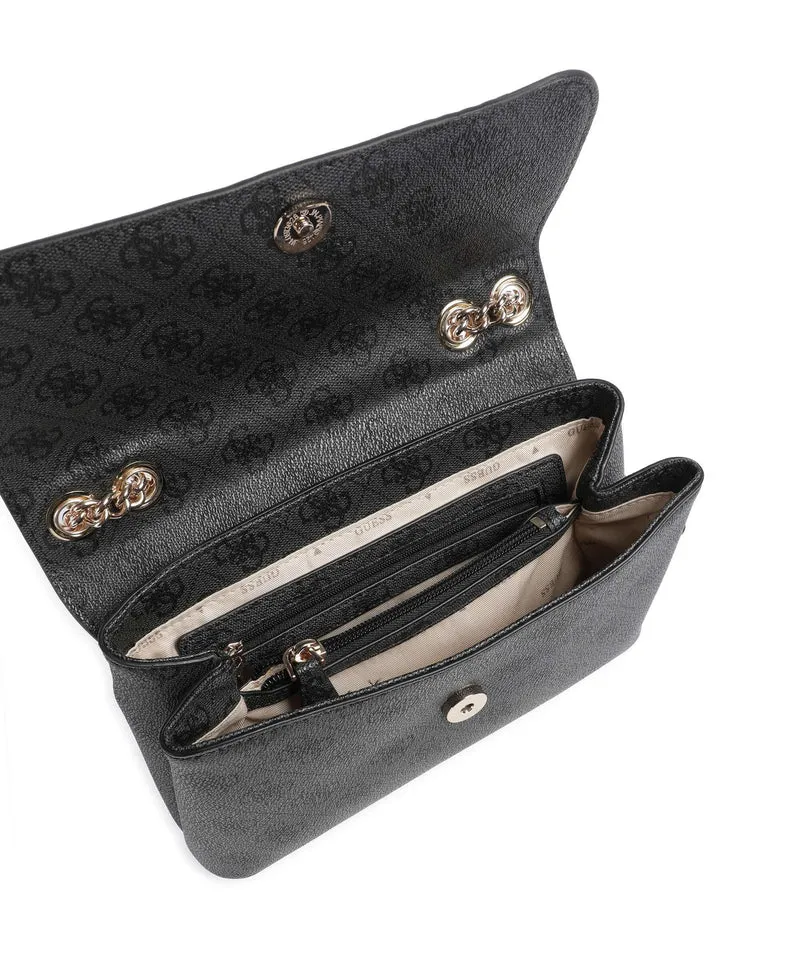 Guess Erica Schultertasche coal logo