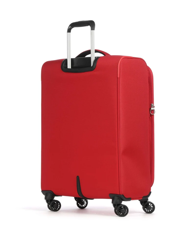 American Tourister Cloudrider M 4-Rollen Trolley astral red