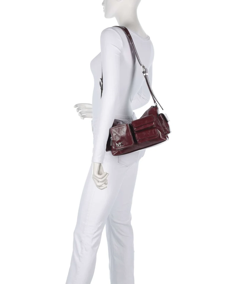 Michael Kors Dakota Medium Schultertasche oxblood
