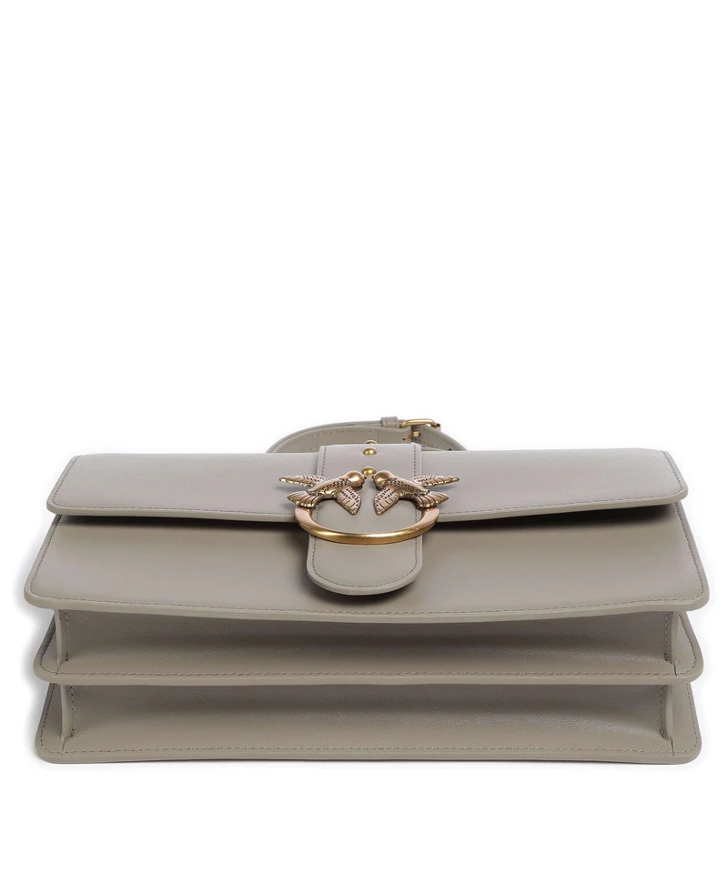 Pinko Love One Classic Umhängetasche noce/antique gold