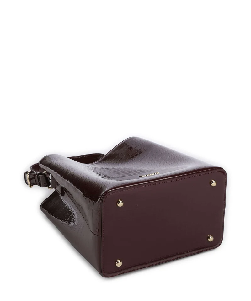 Kazar Victoria Bucket Handtasche maroon