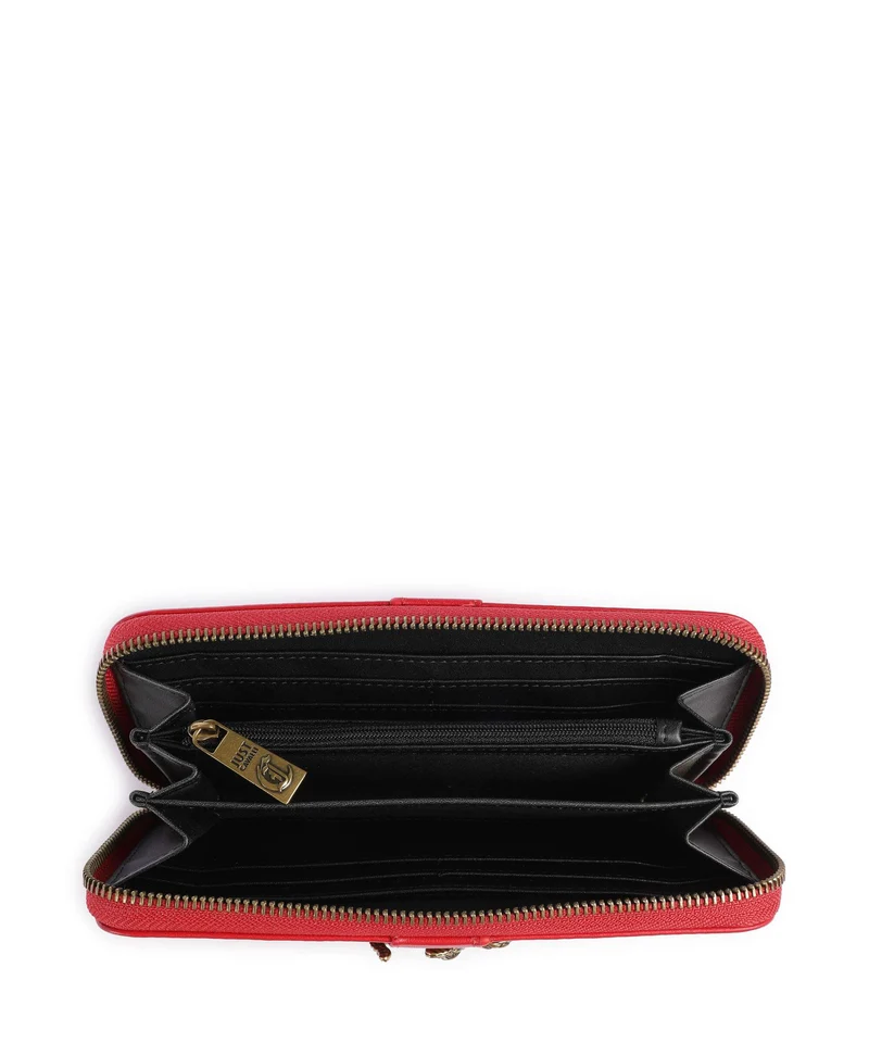 Just Cavalli Iconic Snakes Geldbörse tango red