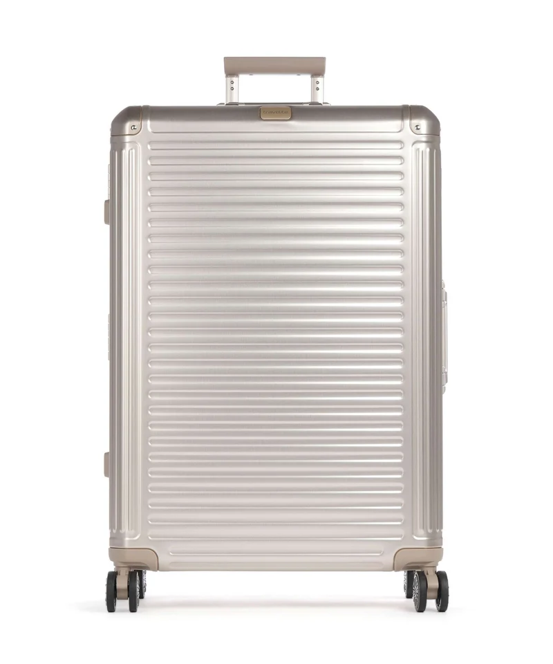 Travelite Next 2.0 4-Rollen Trolley champagne