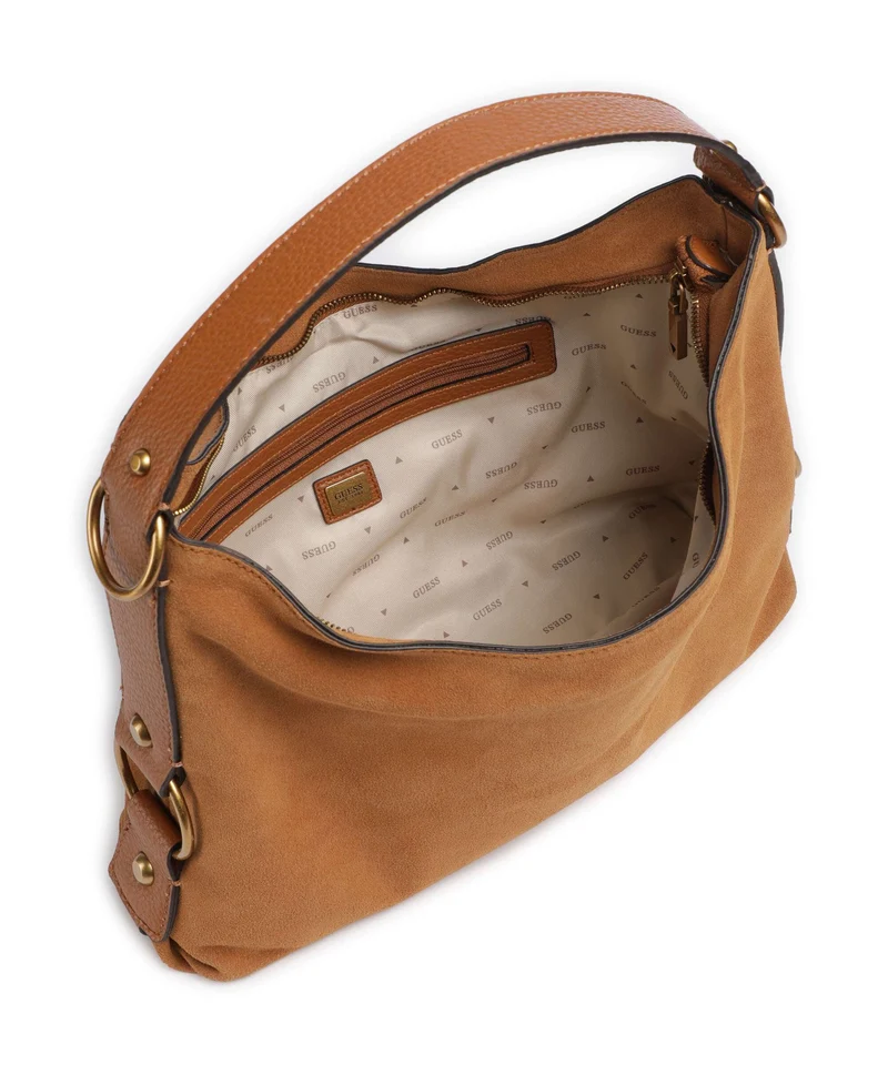 Guess Camden Beuteltasche cognac