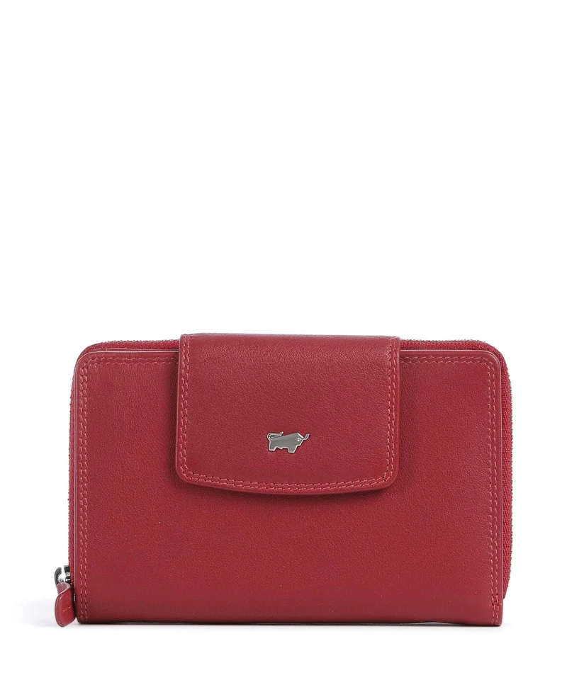 Braun Büffel Golf Geldbörse rot