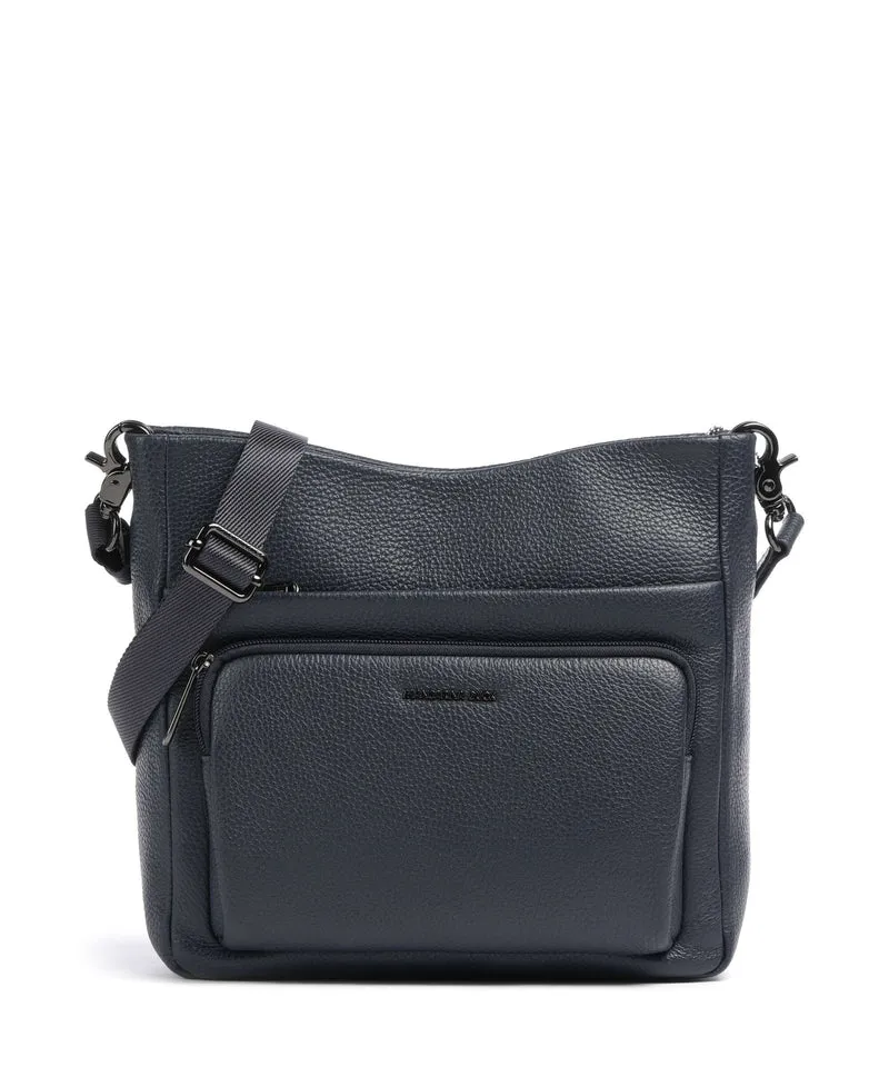 Mandarina Duck Mellow Leather Umhängetasche dress blue