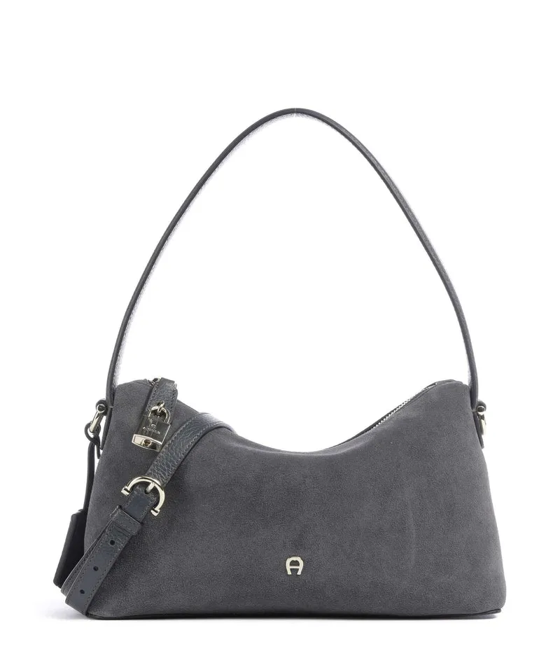 Aigner Delia S Schultertasche night grey