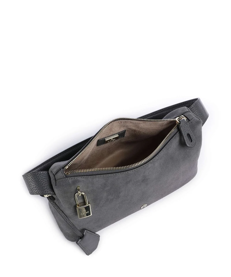 Aigner Delia S Schultertasche night grey