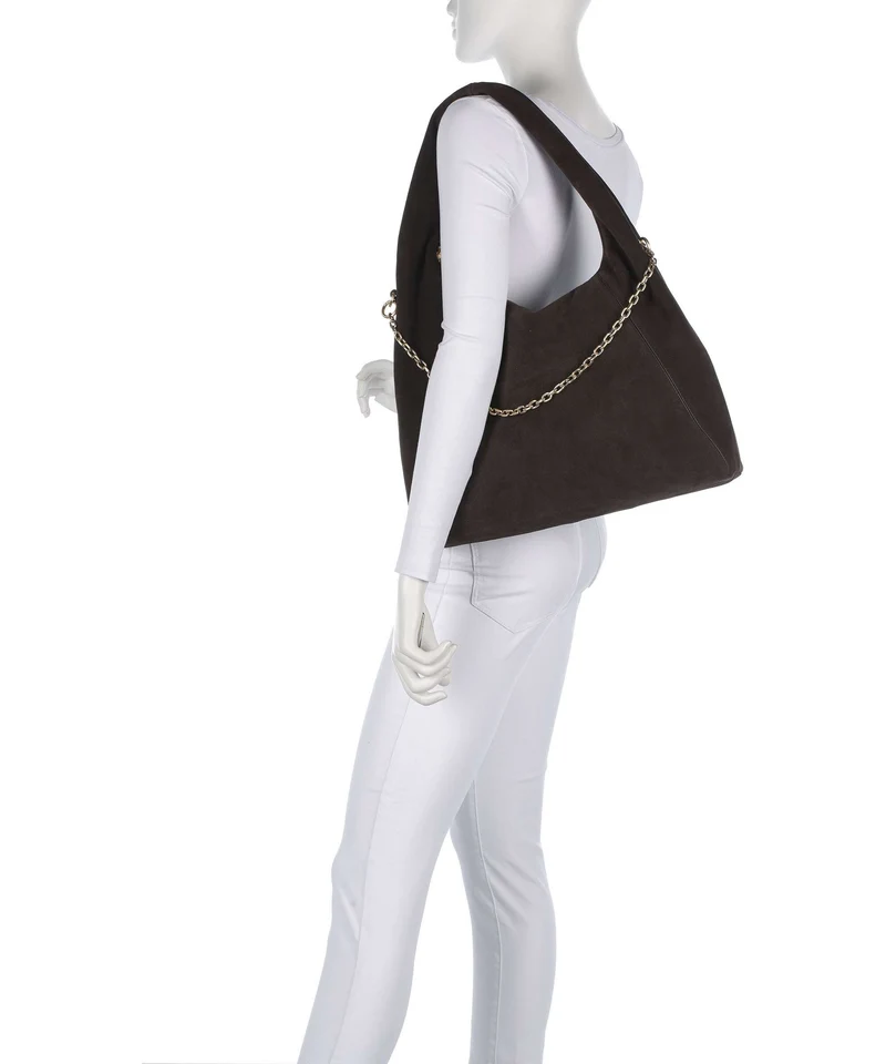 Les Visionnaires Jade Cozy Chain Beuteltasche dark brown