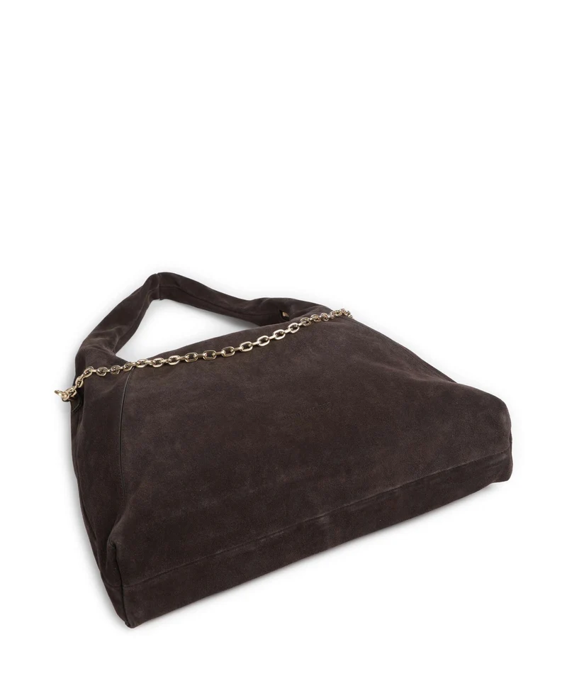 Les Visionnaires Jade Cozy Chain Beuteltasche dark brown