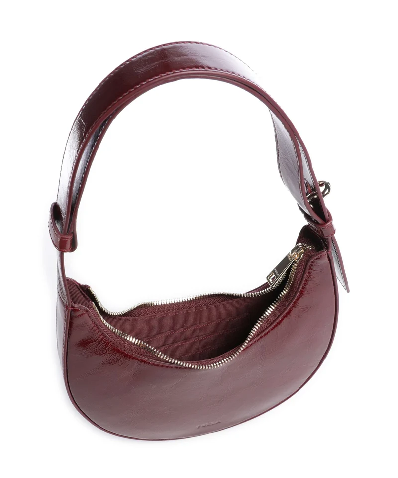 Furla Delizia Mini Schultertasche rubino