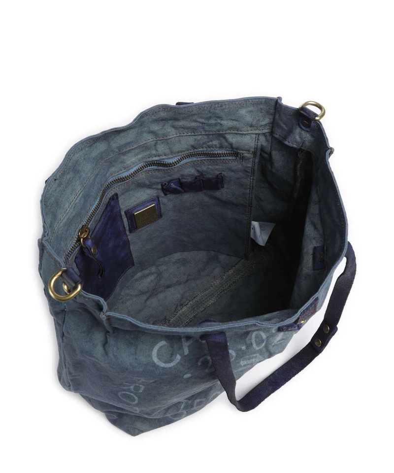 Campomaggi Shopper beige/iris ghiaccio