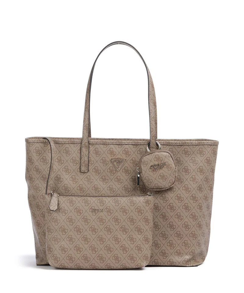 Guess Power Play Shopper latte logo