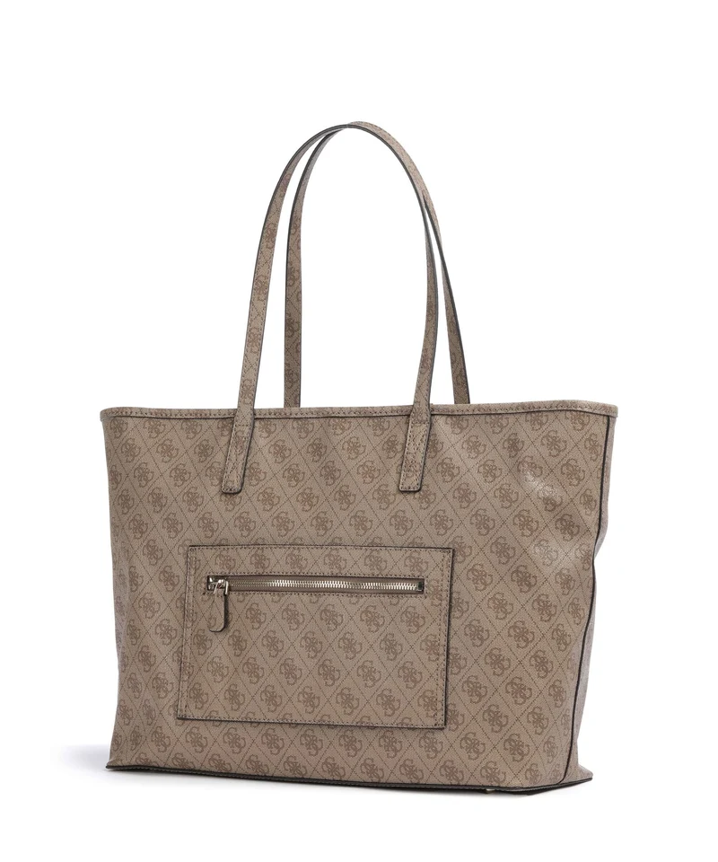 Guess Power Play Shopper latte logo
