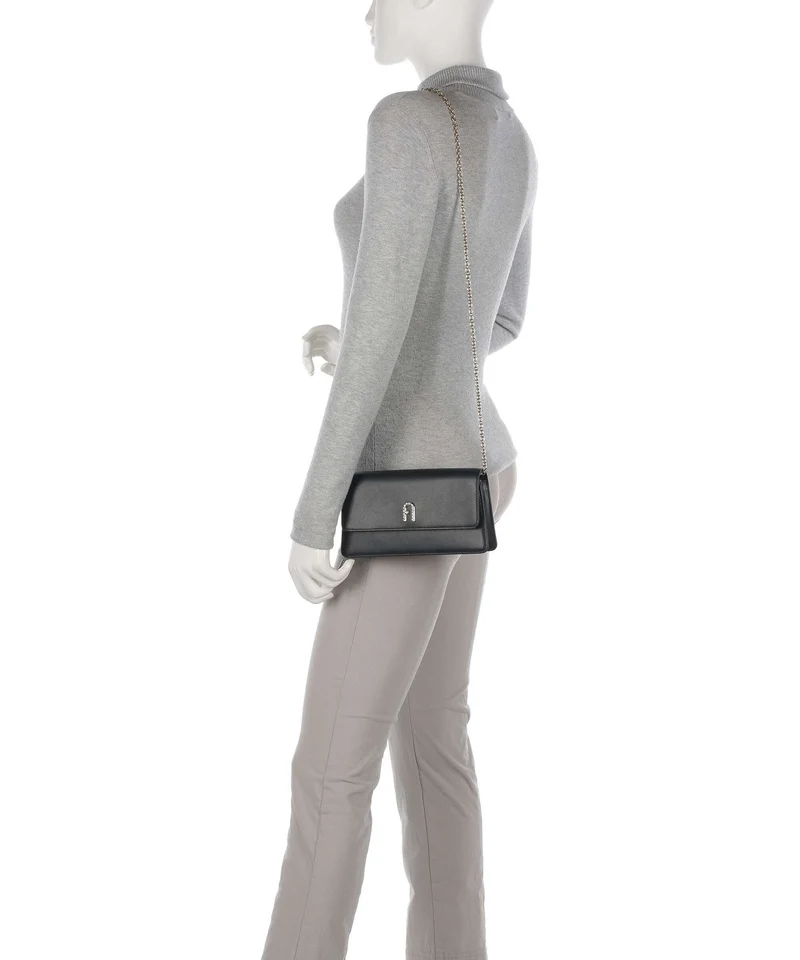 Furla Diamante Mini Umhängetasche nero
