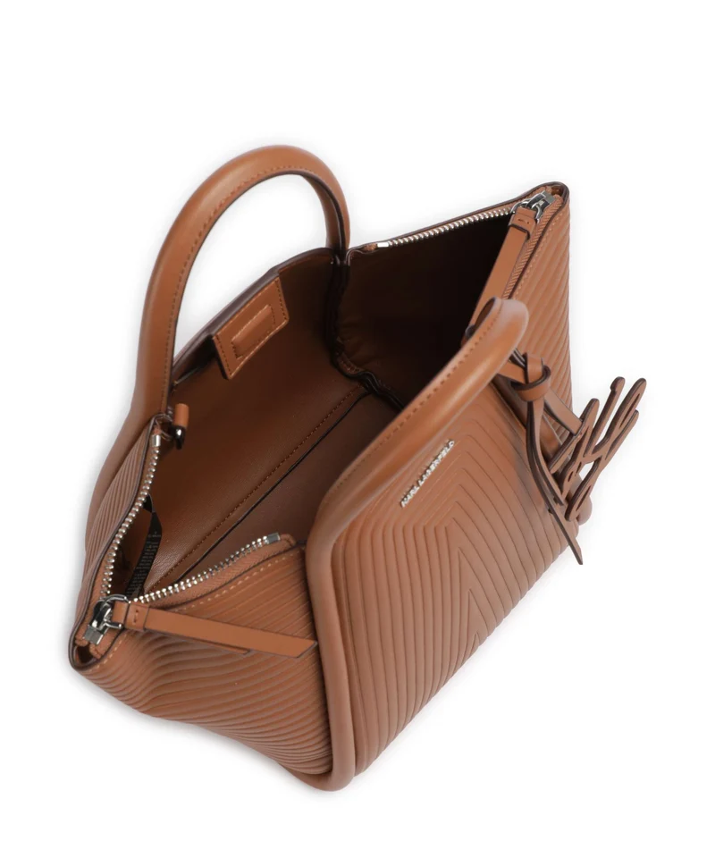 Karl Lagerfeld K/Wellen Small Handtasche dark tan