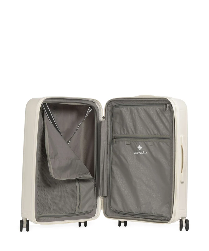 Travelite Panello 4-Rollen Trolley Set ivory