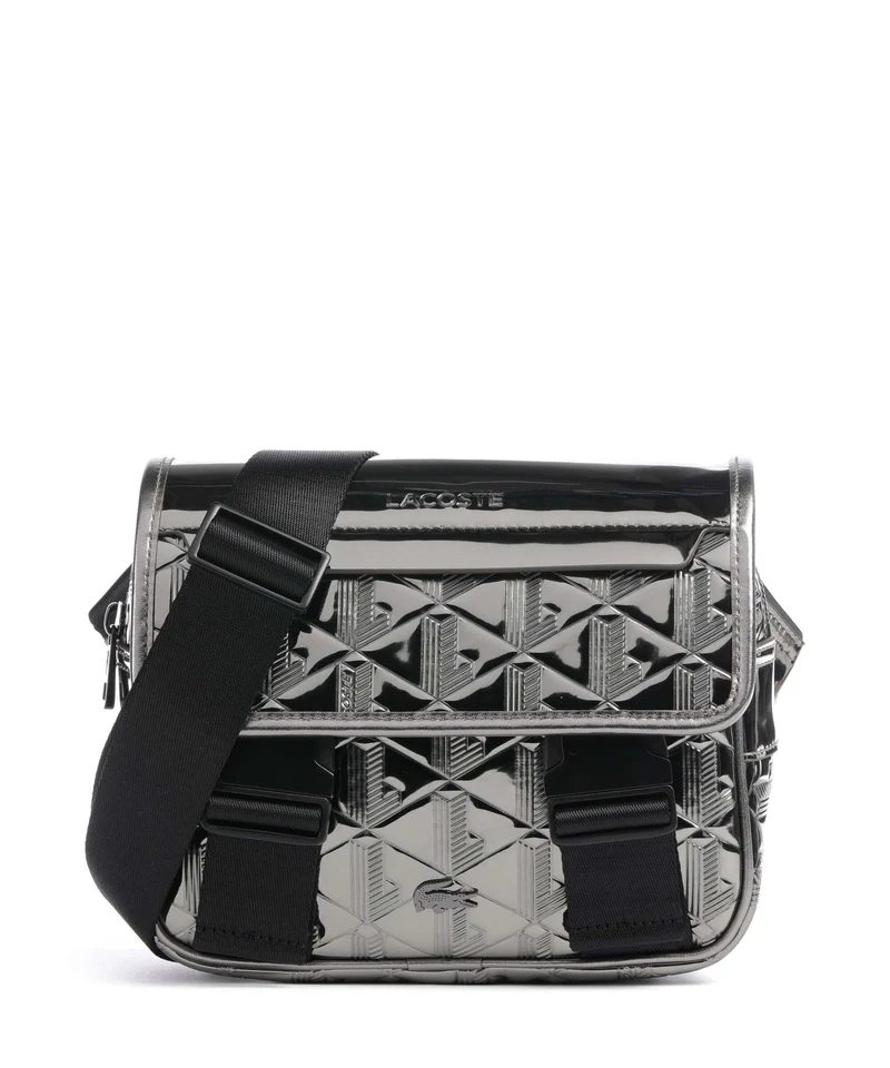 Lacoste Holiday Umhängetasche silver/black