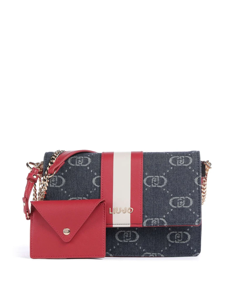 Liu Jo Manhattan Schultertasche blu denim