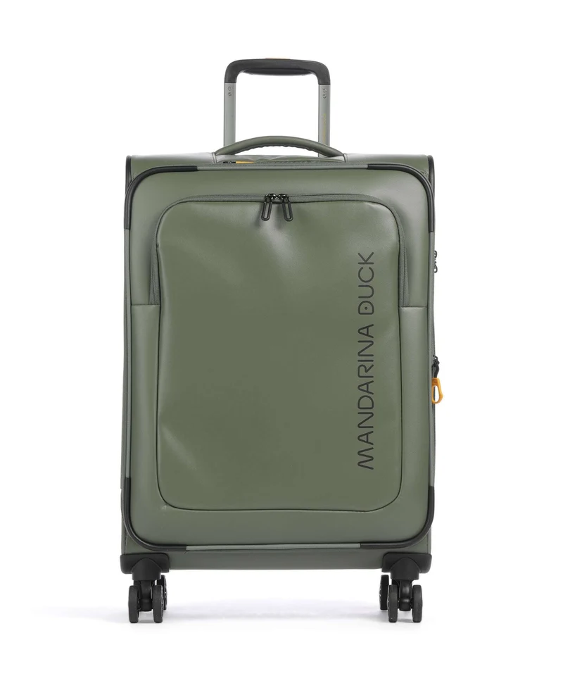 Mandarina Duck Coated 4-Rollen Trolley pine green