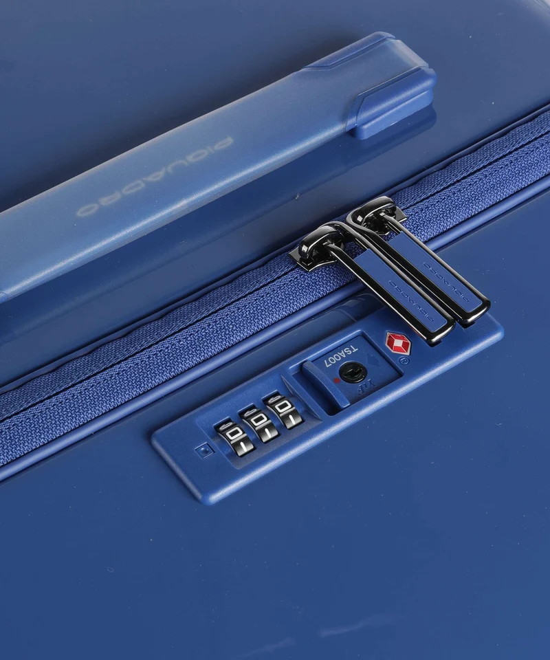 Piquadro POP 4-Rollen Trolley blue