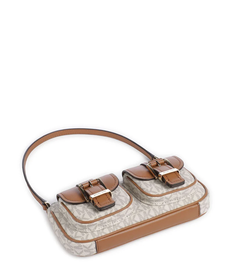 Michael Kors Zoe Schultertasche vanilla/acorn