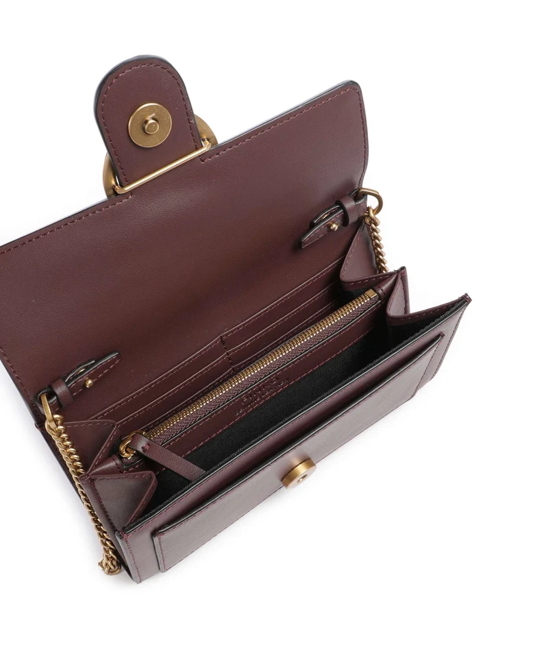 Pinko Love One Geldbörse cioccolato amaro/antique gold