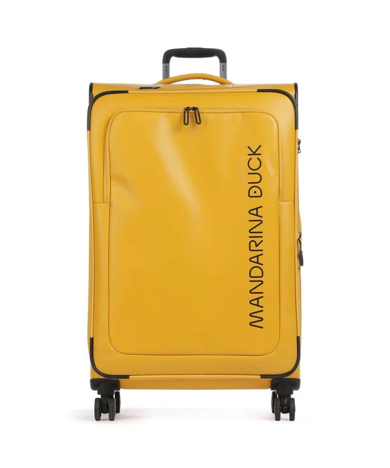 Mandarina Duck Coated 4-Rollen Trolley duck yellow