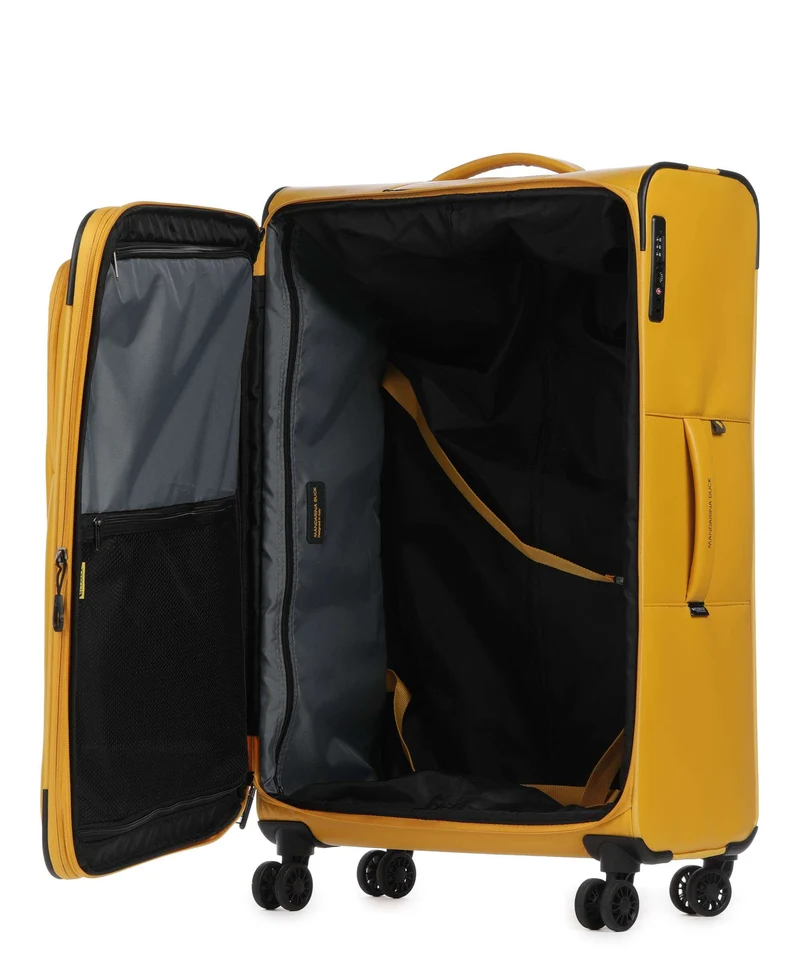 Mandarina Duck Coated 4-Rollen Trolley duck yellow