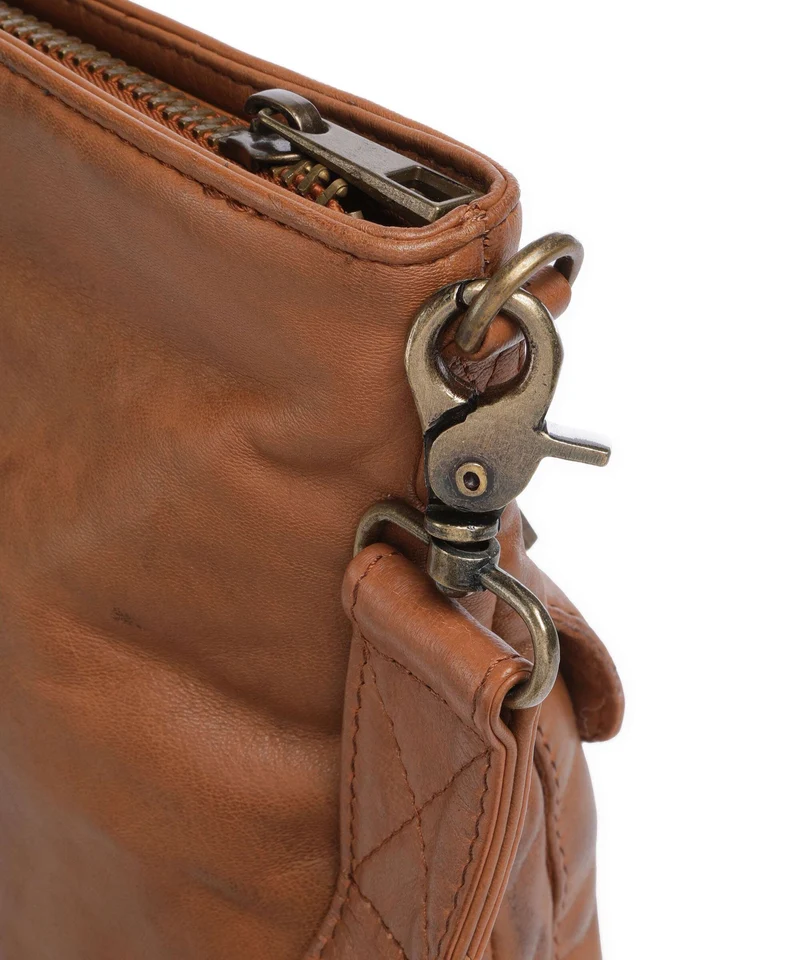Depeche Power Field Schultertasche cognac