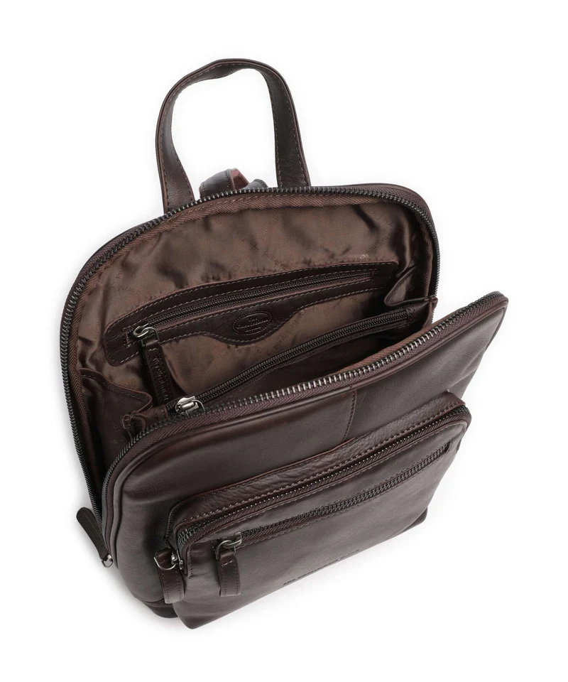The Chesterfield Brand Wax Pull Up Cow Floran Rucksack brown