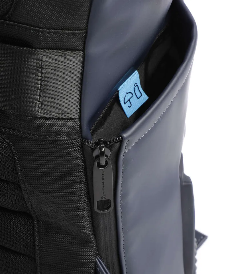 Piquadro Corner 2.0 Rolltop Rucksack blue