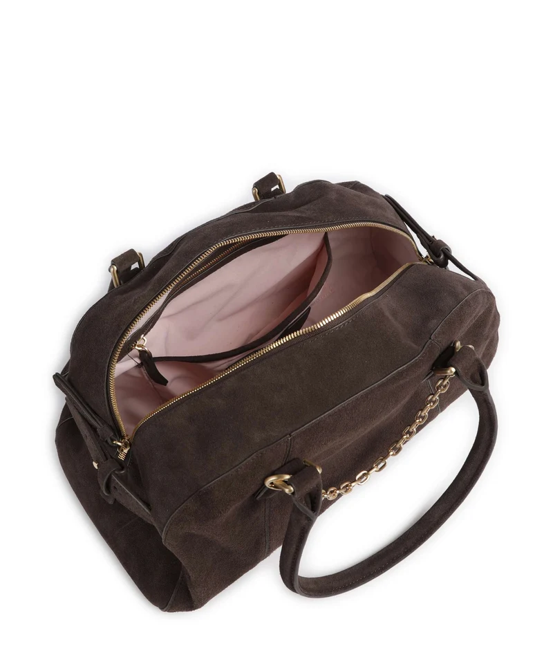 Les Visionnaires Odette Cozy Chain Handtasche dark brown