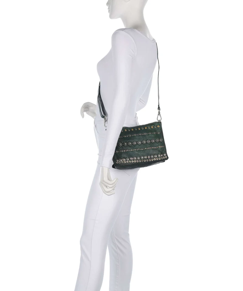 Campomaggi Schultertasche green bottle
