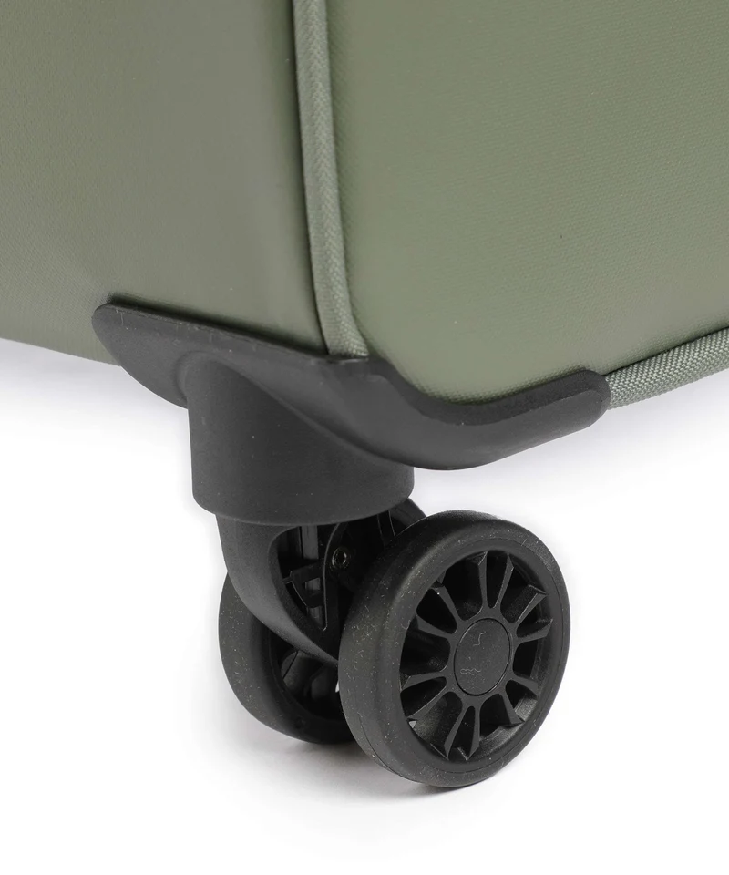 Mandarina Duck Coated 4-Rollen Trolley pine green